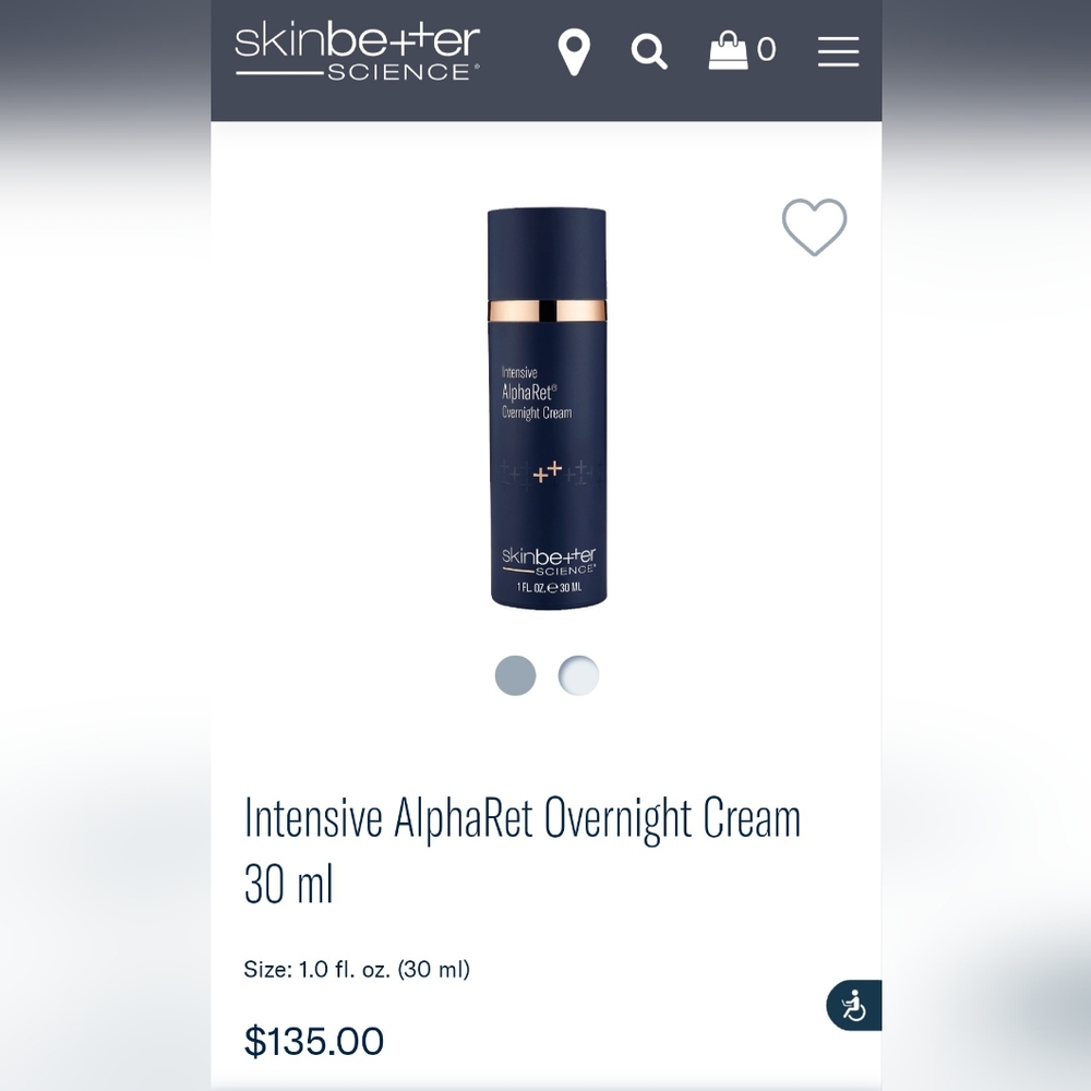 Intensive alpharet overnight cream